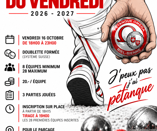 Concours du vendredi 2026-2027